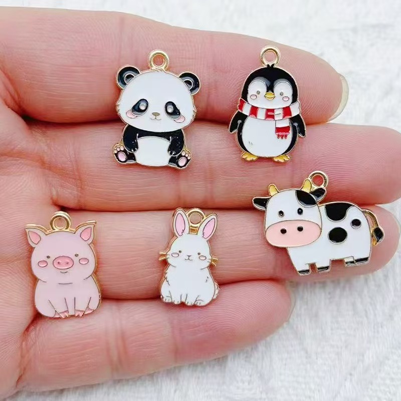 Event Party - 10 adet Karikatür Penguen Panda DIY