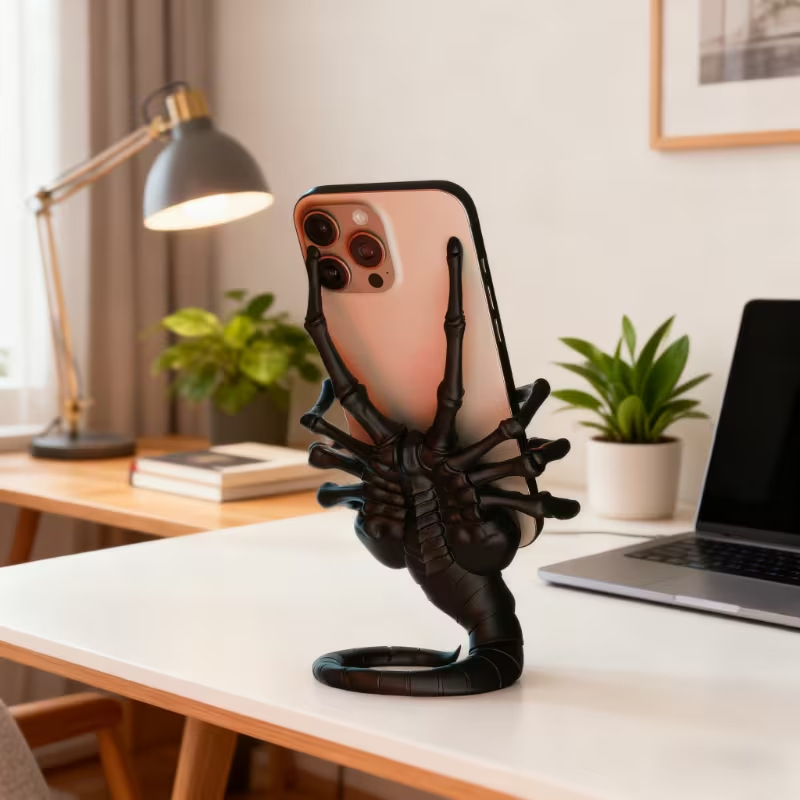 Event Support - Yaratıcı Uzaylı Facehugger Telefon Standı, Uzaylı