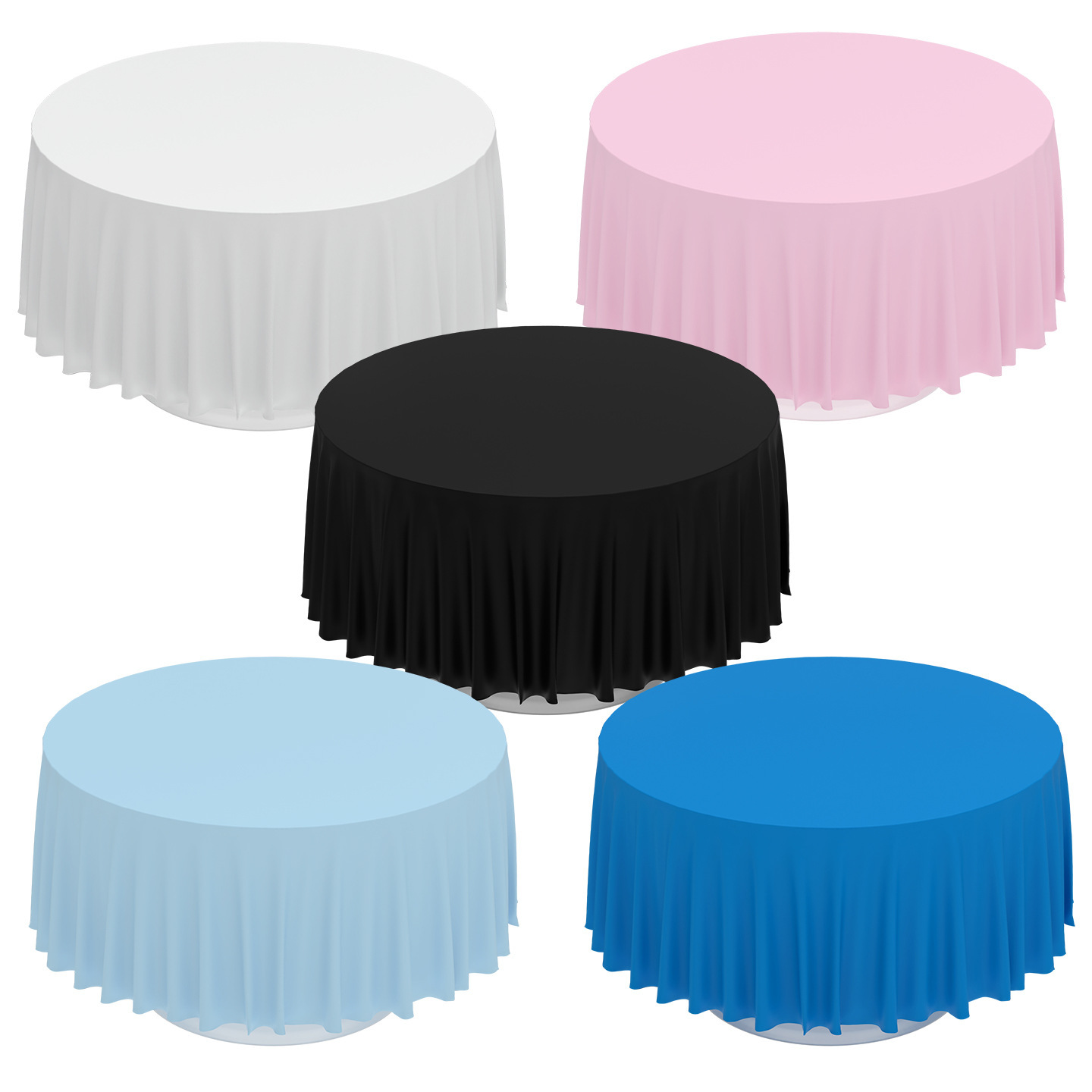 Table Cloth Disposable - Yuvarlak düz renk masa örtüsü 82