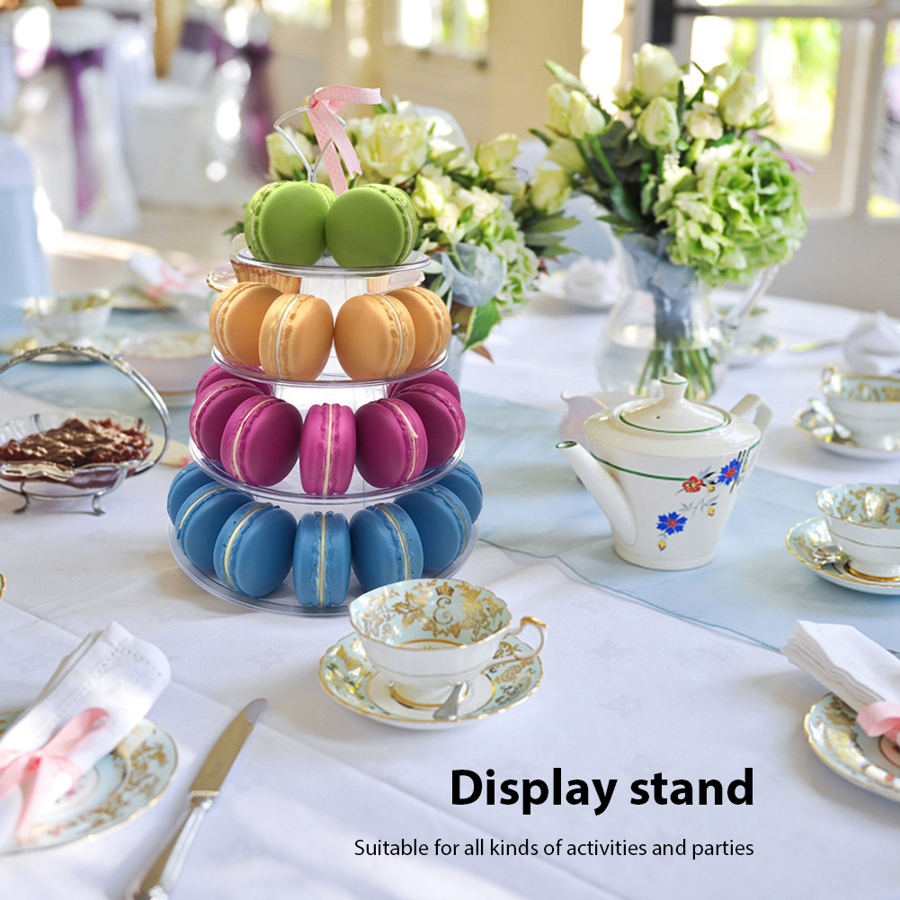 Cupcake Stand Tier - 4/6 katlı makaron teşhir standı tutucu