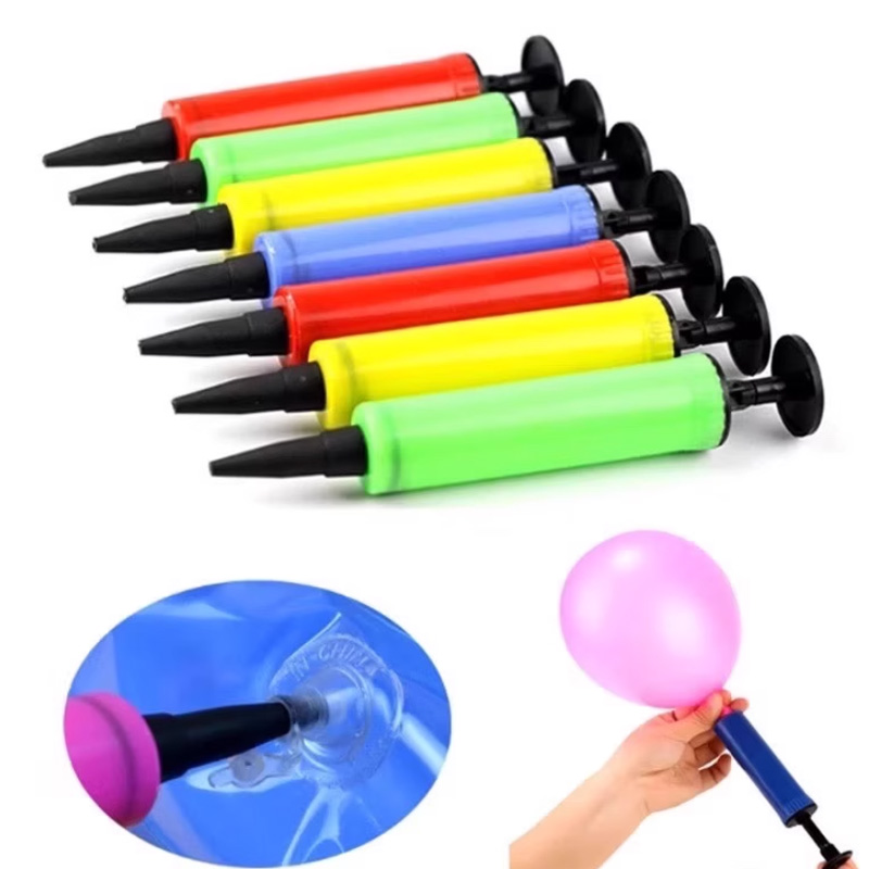 Balloon Pump Hand - 1 adet Rastgele Renk Taşınabilir Mini