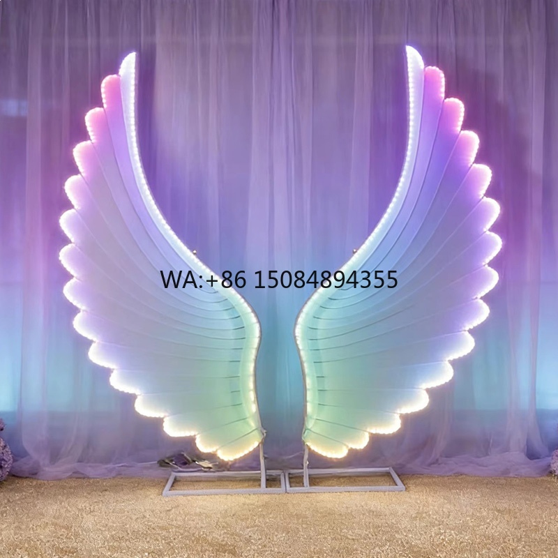 Event & Party Supply Photos - Parlayan Melek Kanatları Işık Aksesuarları Renkli