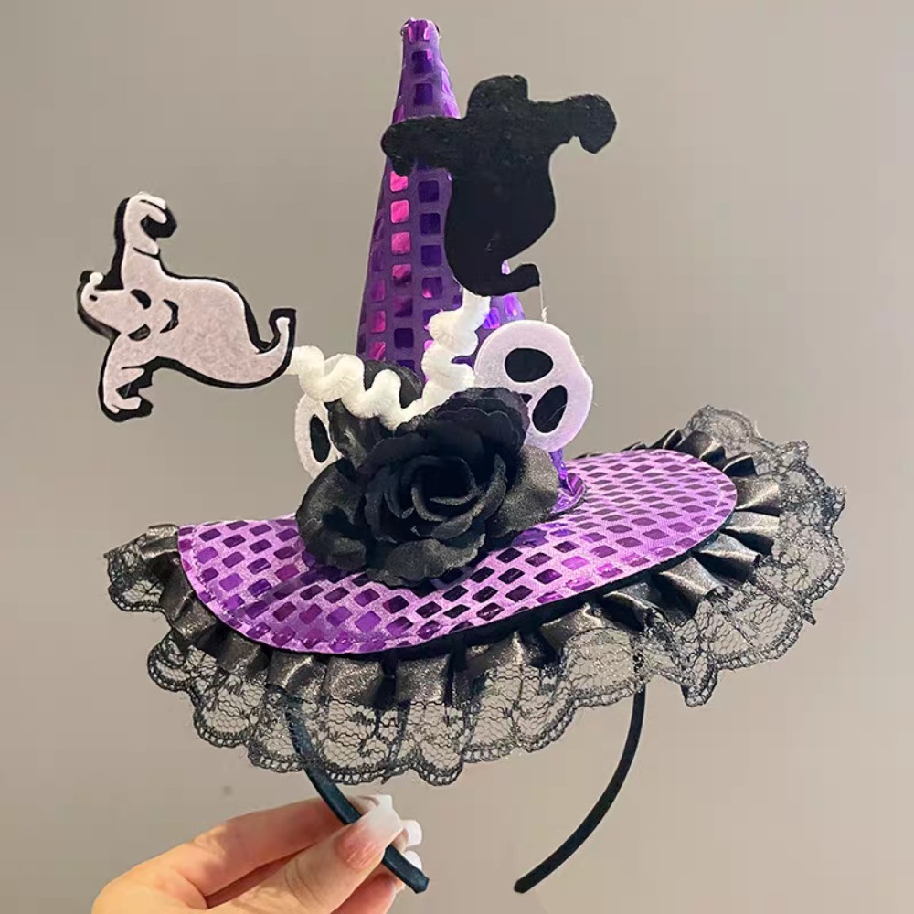 Party Hat Cone - Örümcek Cadılar Bayramı cadı şapkası Kafa