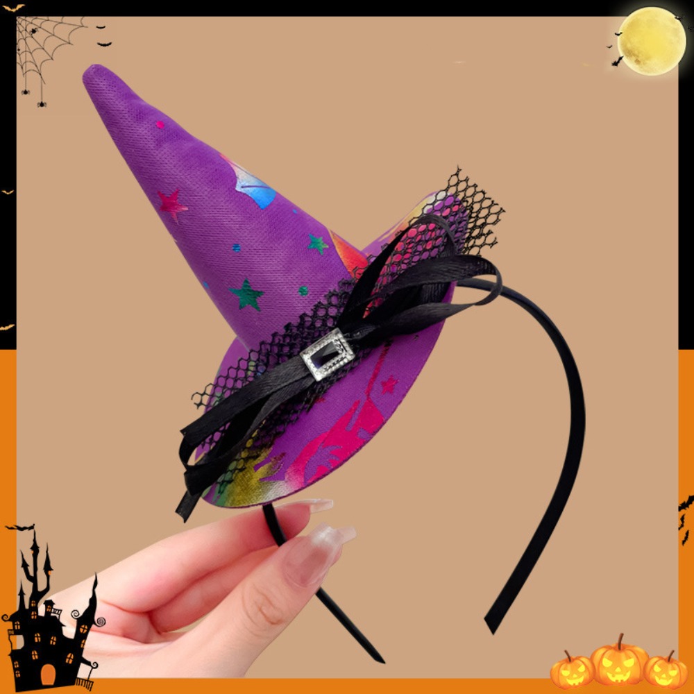 Party Hat Cone - Kişilik Örümcek Cadılar Bayramı Cadı Şapkası