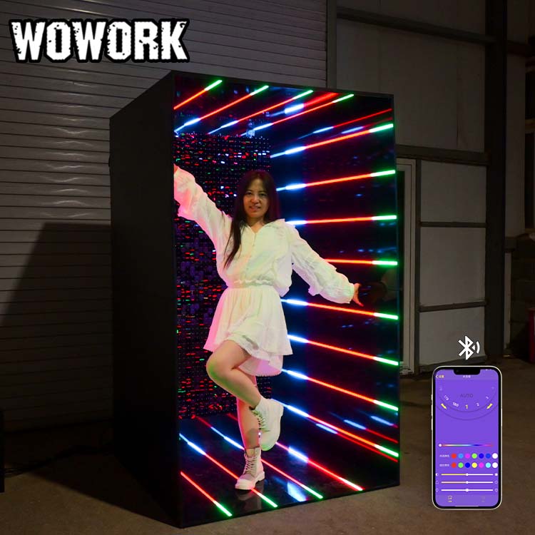 Event Party Box - WOWORK Toptan Metal Sökülebilir Aynalı Tünel