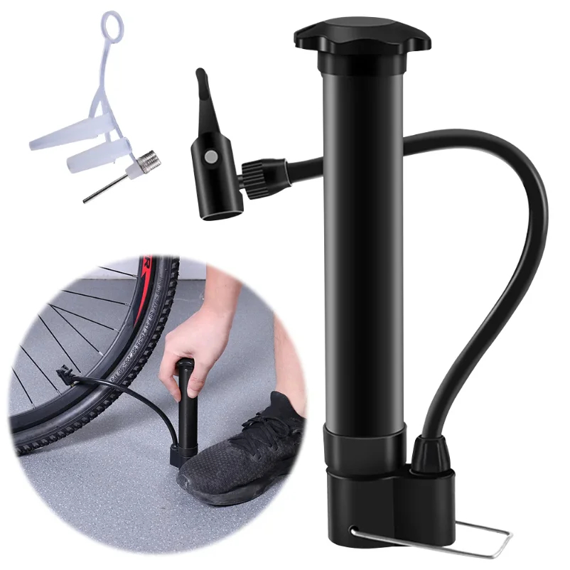 Balloon Pump Hand - Taşınabilir Bisiklet Pompası Valfı 80PSI Hafif