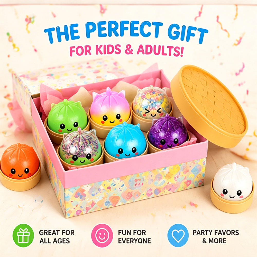 Party Favor Bag - Rastgele Tasarımlı Yıkanabilir Mantı Şeklinde Yumuşak