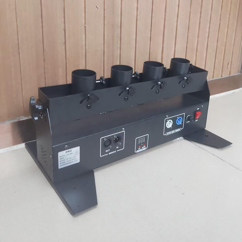 Confetti Cannon Tube - 4 Tüplü Elektrikli Konfeti Silahı DMX