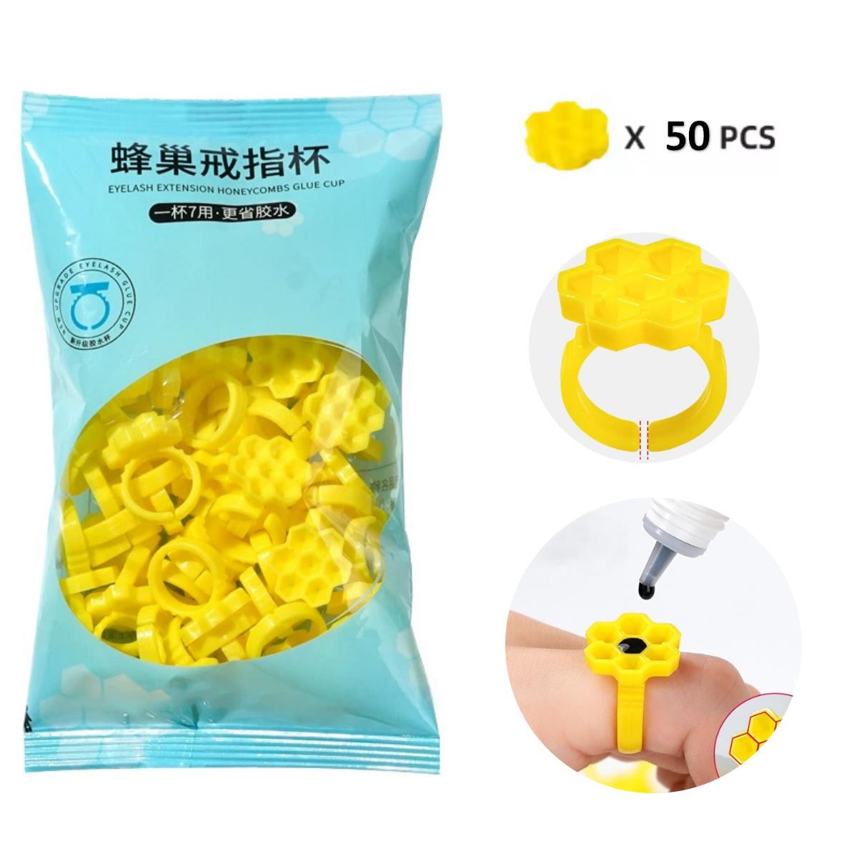 Plastic Cup 50Pcs - 50 adet tutucu halka bardaklar kirpik