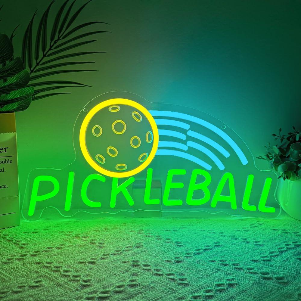 Neon Sign Party - Pickleball Neon Tabela USB Kısılabilir LED