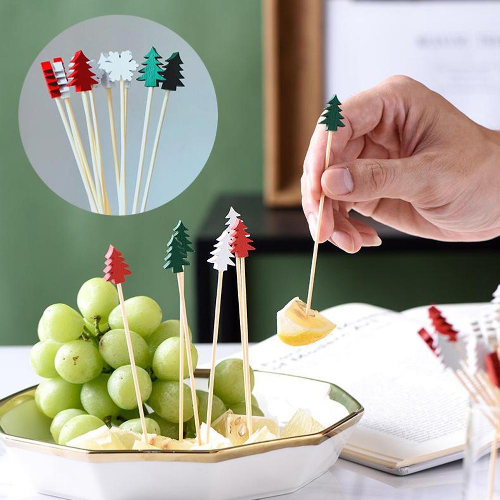 Centerpiece Stick - 50 Adet Noel Kokteyl Çubuğu Tek
