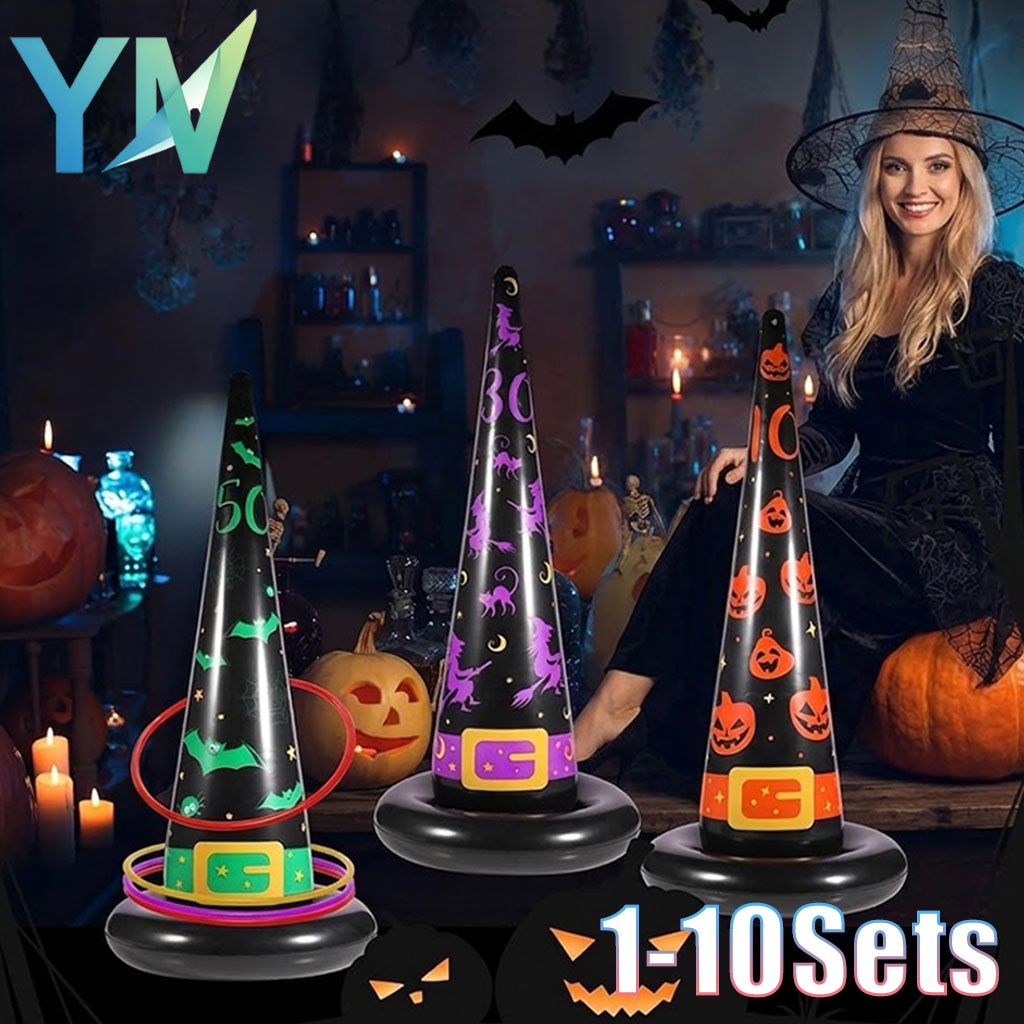 Party Hat Cone - 1-10 takım cadılar bayramı şişme atma