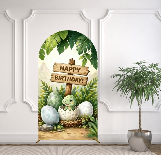 Yeele Dinozor Temalı Kemer Kap - Dessert Table Backdrop incelemesi ve fiyatı