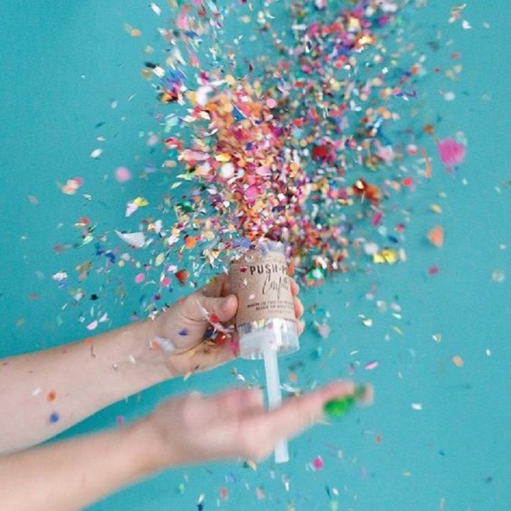 Renkli 1 Adet Gelin Partisi Pu - Confetti Cannon Tube incelemesi ve fiyatı
