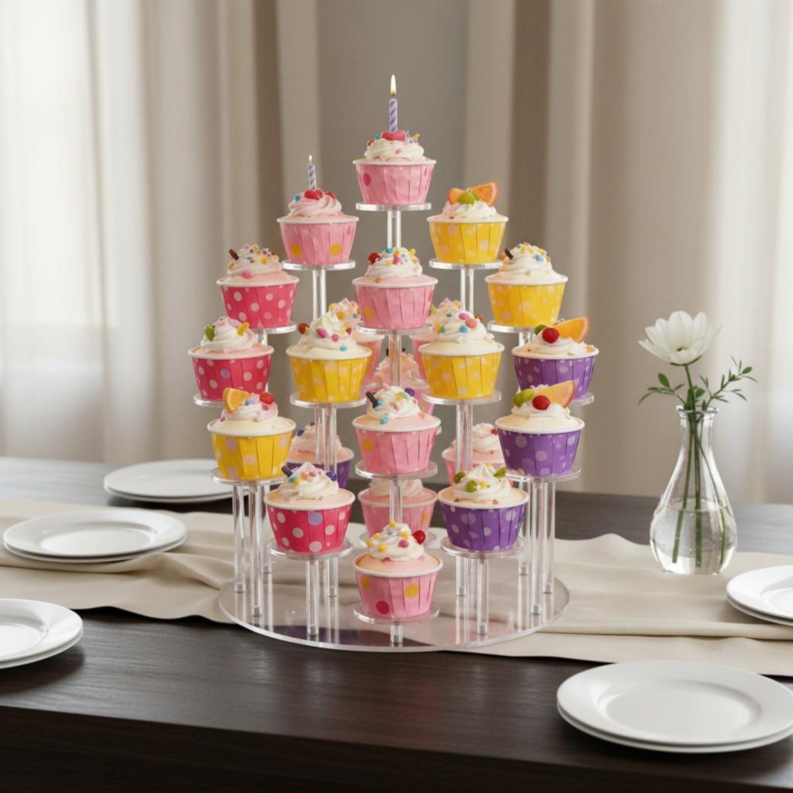 Akrilik Cupcake Standı Şeffaf  - Cupcake Stand Tier incelemesi ve fiyatı