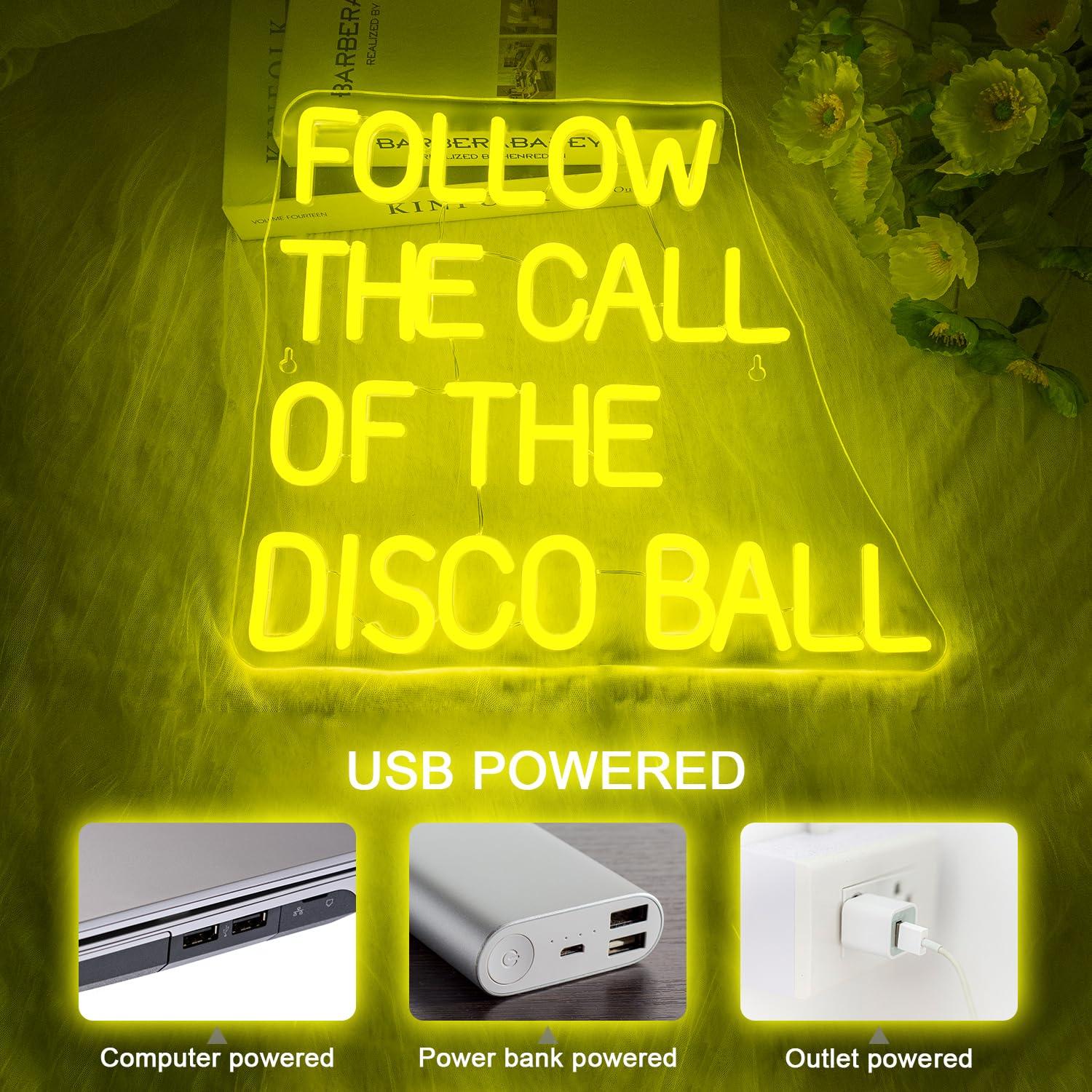 Disko Topu Neon Tabelası USB K - Neon Sign Party incelemesi ve fiyatı