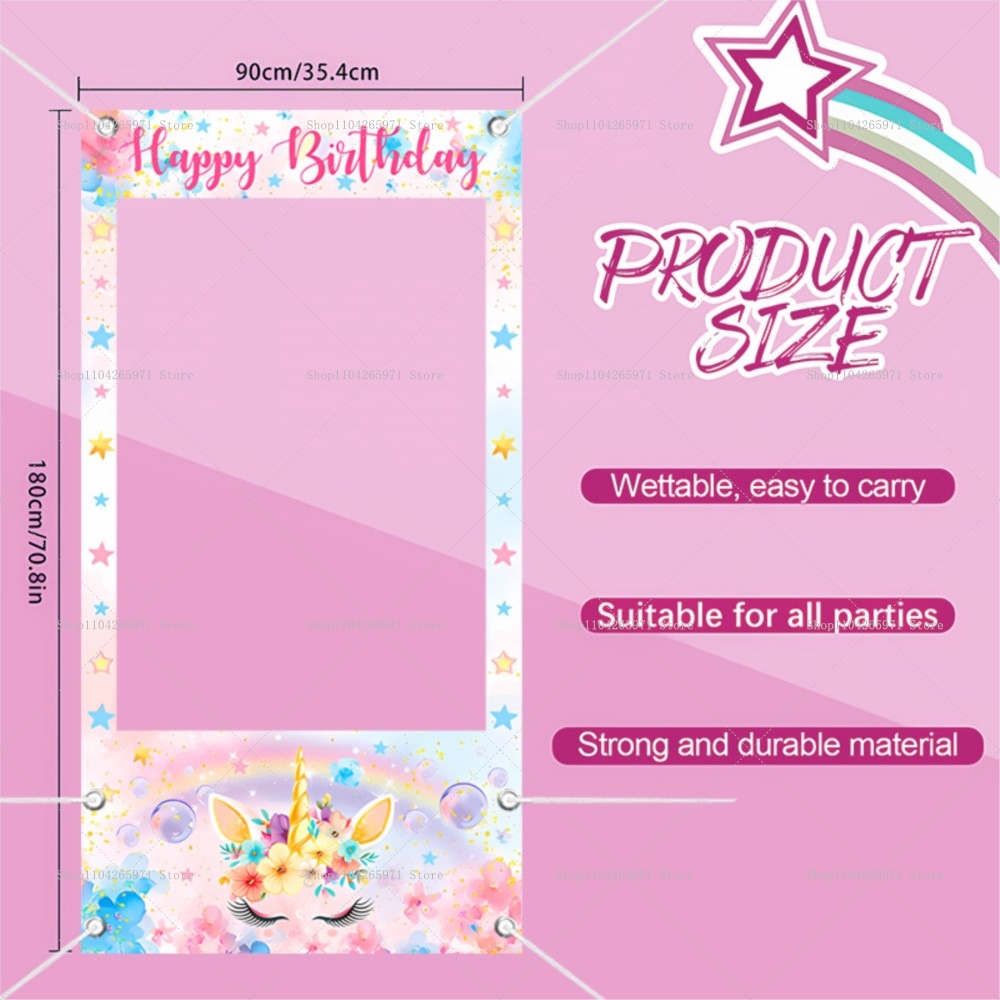 Unicorn Tema Fotoğraf Kabini Ç - Photo Booth Frame incelemesi ve fiyatı