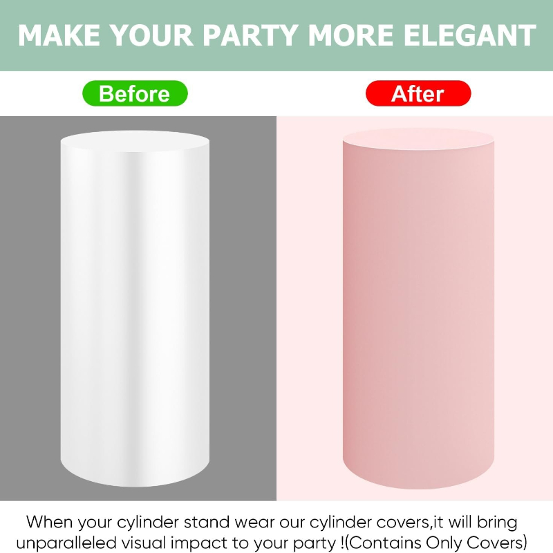Beyaz Düğün Partisi Silindir S - Dessert Table Backdrop incelemesi ve fiyatı