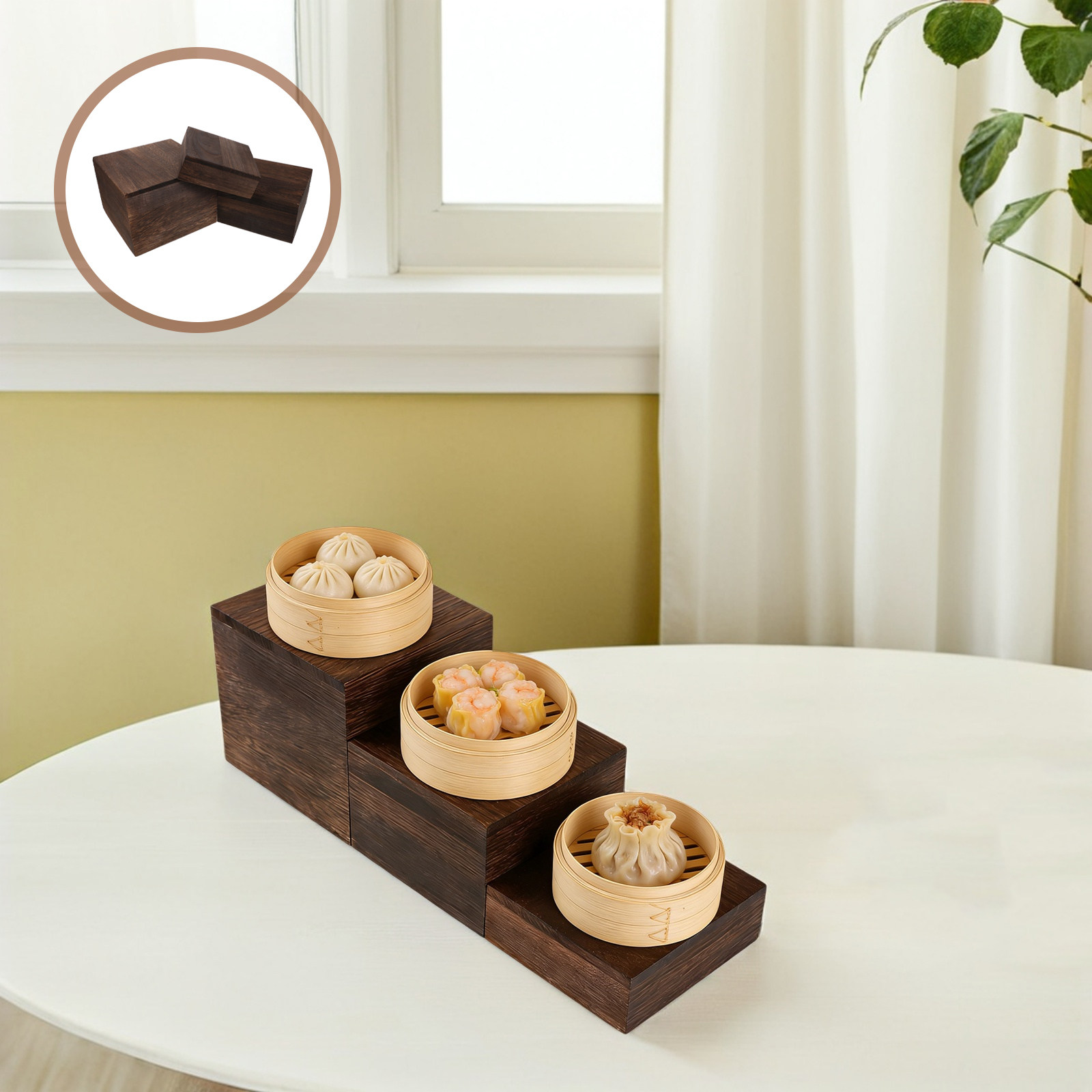 3 Parça Rustik Ahşap Katmanlı  - Cupcake Stand Tier incelemesi ve fiyatı