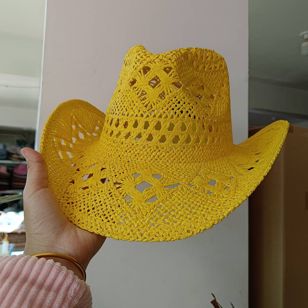 Kovboy Hasır Şapka yeni renk E - Paper Straw Color incelemesi ve fiyatı