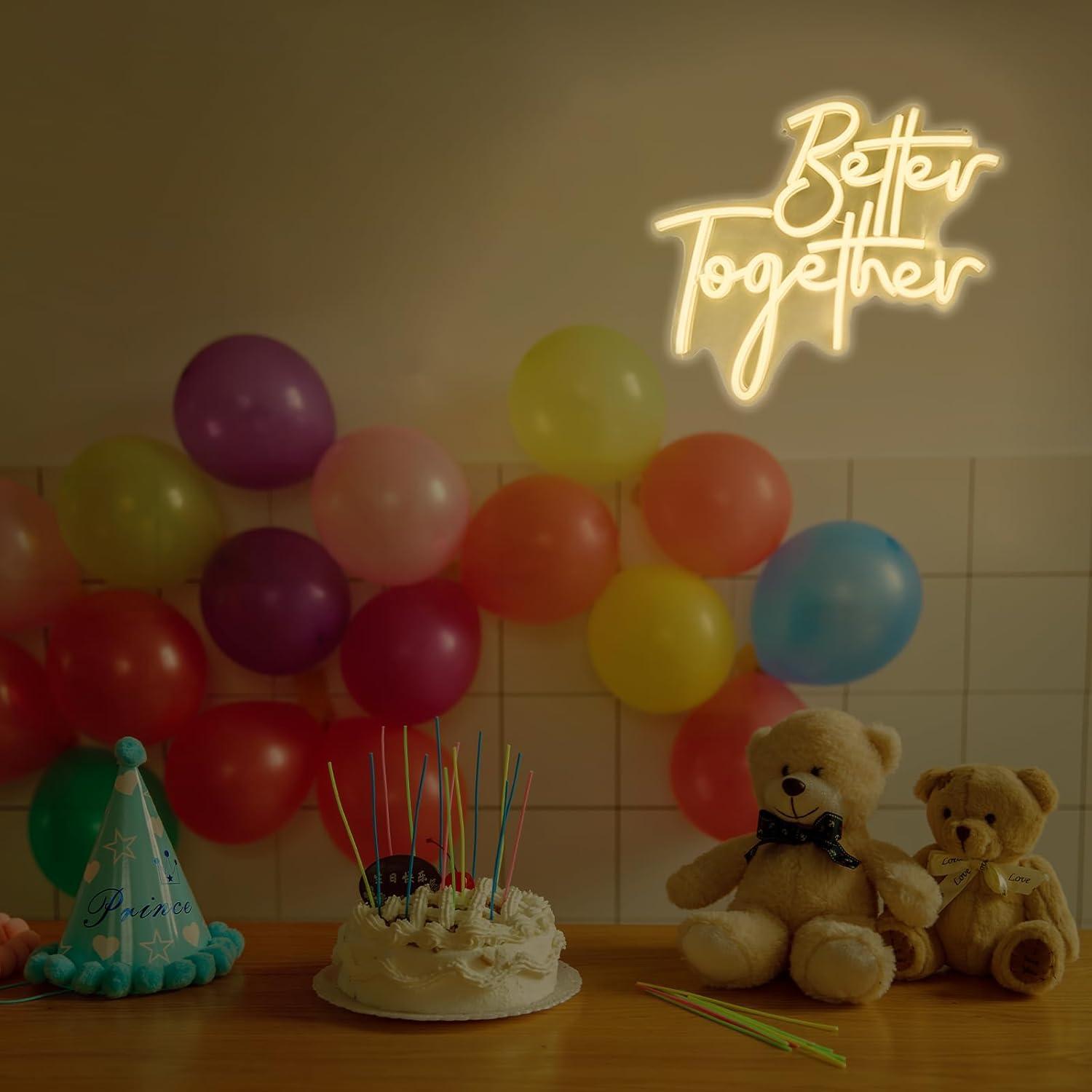 Birlikte Daha İyi Neon Burcu U - Neon Sign Party incelemesi ve fiyatı