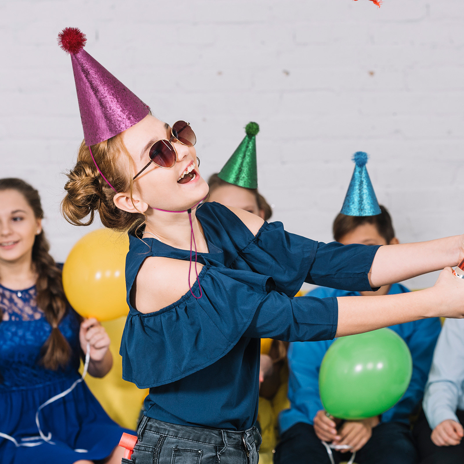 10 Adet Parlak Parti Koni Şapk - Party Hat Cone incelemesi ve fiyatı