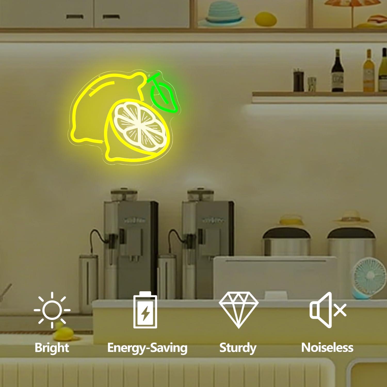 Limon Neon Tabela Kısılabilir  - Neon Sign Party incelemesi ve fiyatı