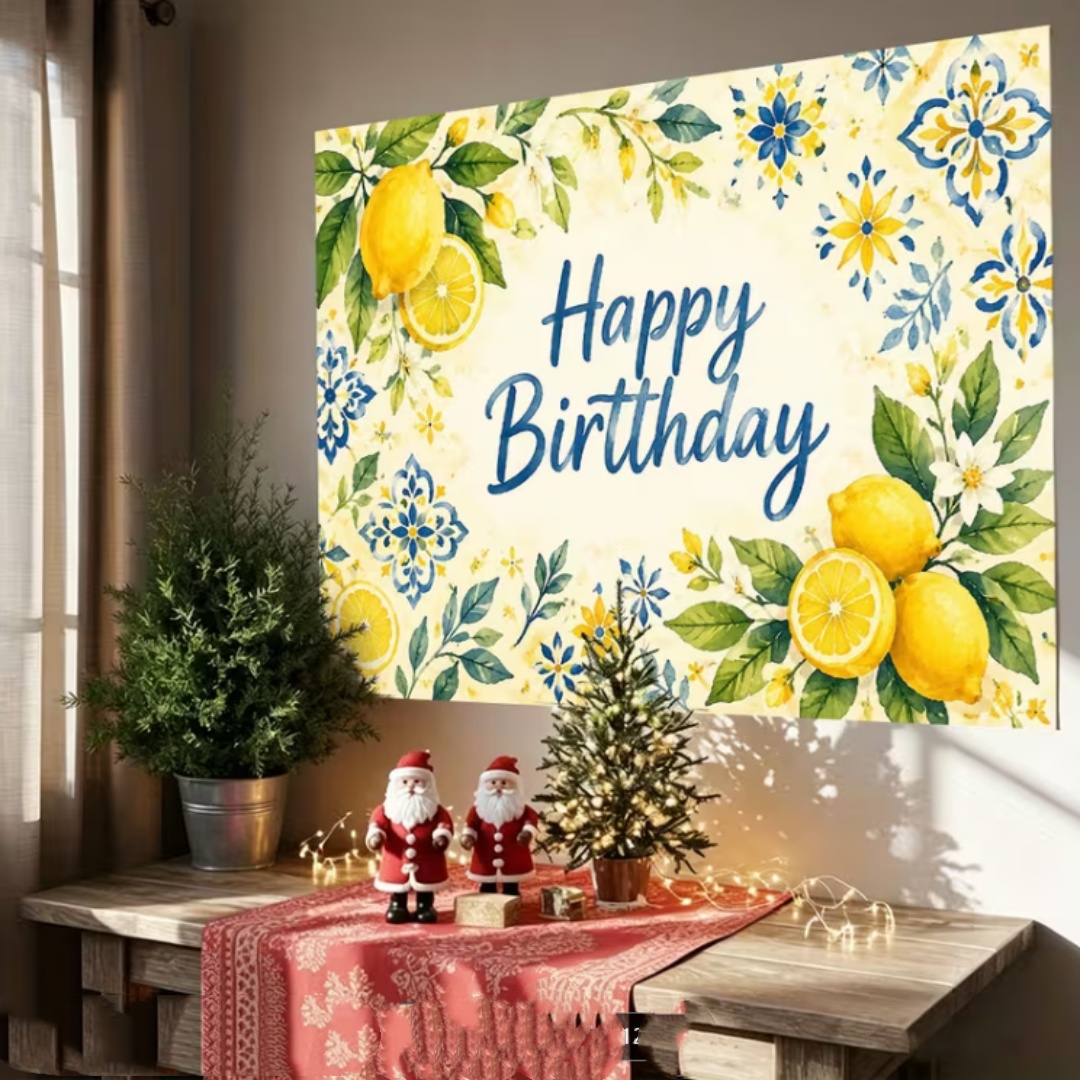 Limon Doğum Günü Partisi Dekor - Dessert Table Backdrop incelemesi ve fiyatı
