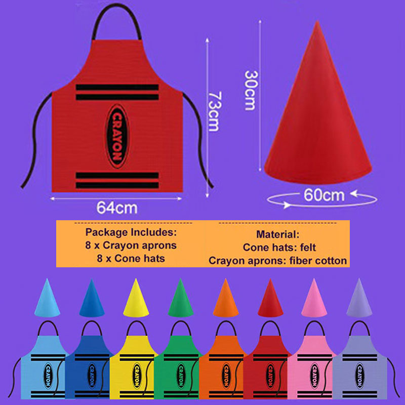 Renkli Boya Kalemi Temalı Cüce - Party Hat Cone incelemesi ve fiyatı