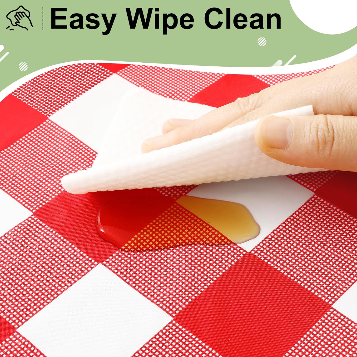 Dikdörtgen Kırmızı Beyaz Karel - Table Cloth Disposable incelemesi ve fiyatı