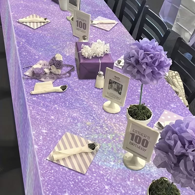 1/3 adet Mor Yanardöner Tek Ku - Table Cloth Disposable incelemesi ve fiyatı
