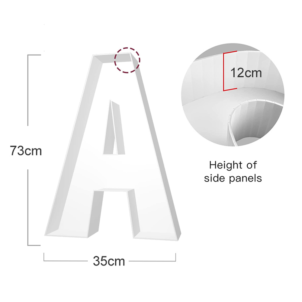 2.4FT mektuplar balonlar çerçe - Event Z incelemesi ve fiyatı
