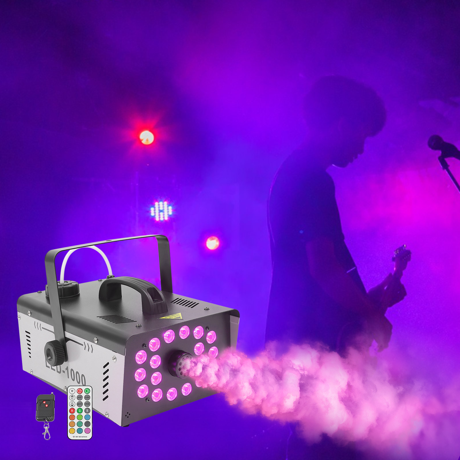 Duman Makinesi 1000W 18 LED Sa - Event Party Dj incelemesi ve fiyatı