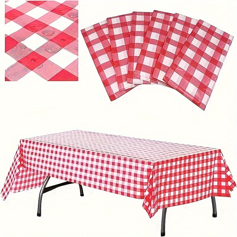 10 adet PE Ekose Masa Örtüsü D - Table Cloth Disposable incelemesi ve fiyatı
