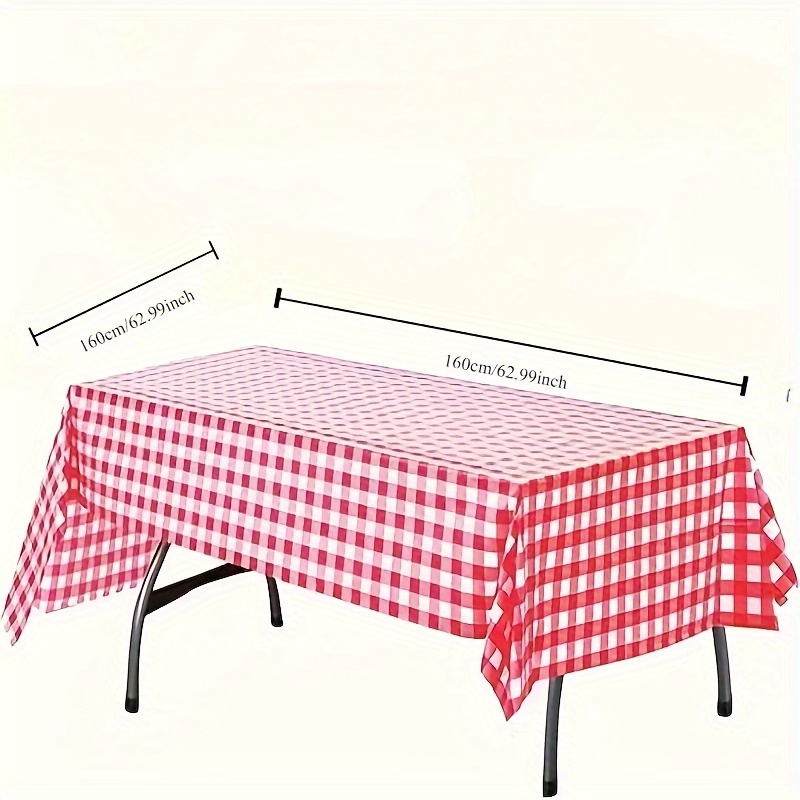 10 adet PE Ekose Masa Örtüsü D - Table Cloth Disposable incelemesi ve fiyatı