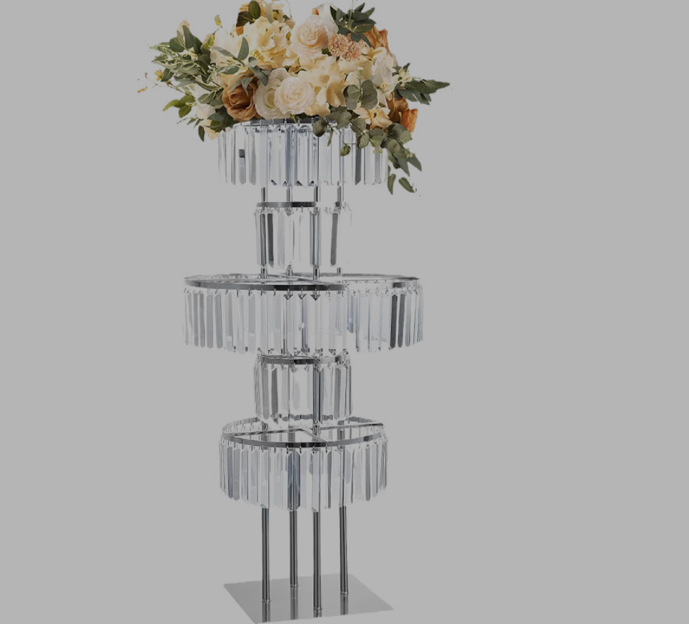 4 Adet Çiçek Standı Kristal Yo - Party Event Supply Store incelemesi ve fiyatı