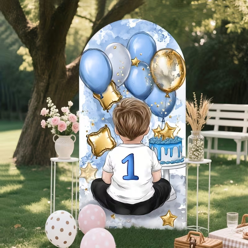 Küçük Erkek Çocuk Desenli Keme - Dessert Table Backdrop incelemesi ve fiyatı