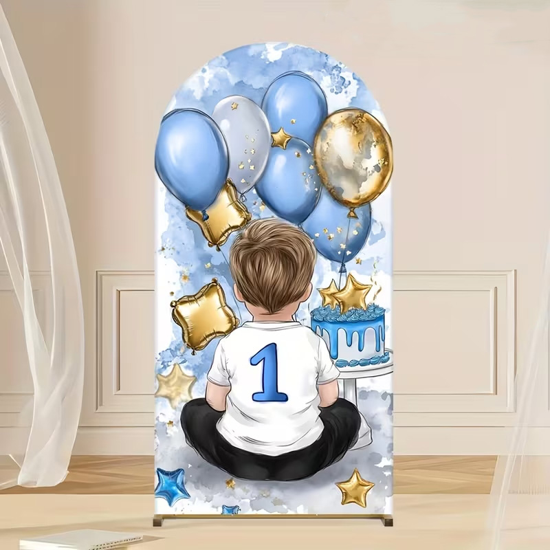 Küçük Erkek Çocuk Desenli Keme - Dessert Table Backdrop incelemesi ve fiyatı