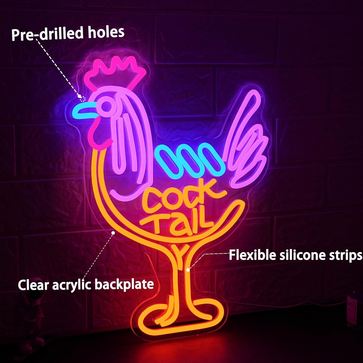 Kokteyl Neon Tabela USB Kısıla - Neon Sign Party incelemesi ve fiyatı