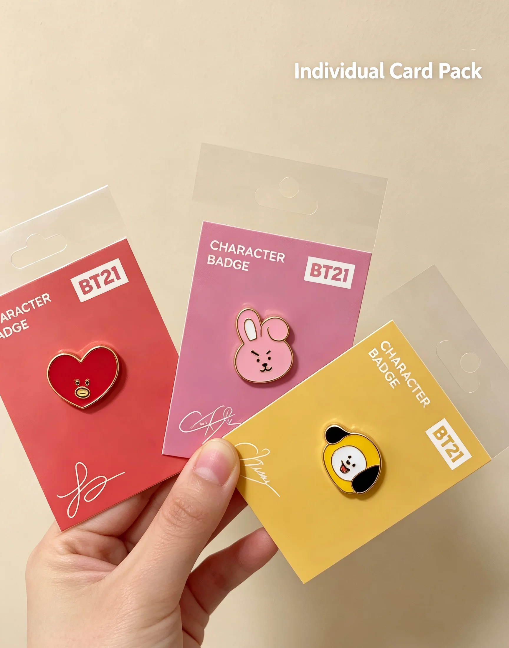 BT21 Metal Broş Rozetleri Çizg - Supply Event incelemesi ve fiyatı